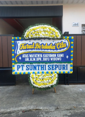 Papan Bunga Duka di Kirisik